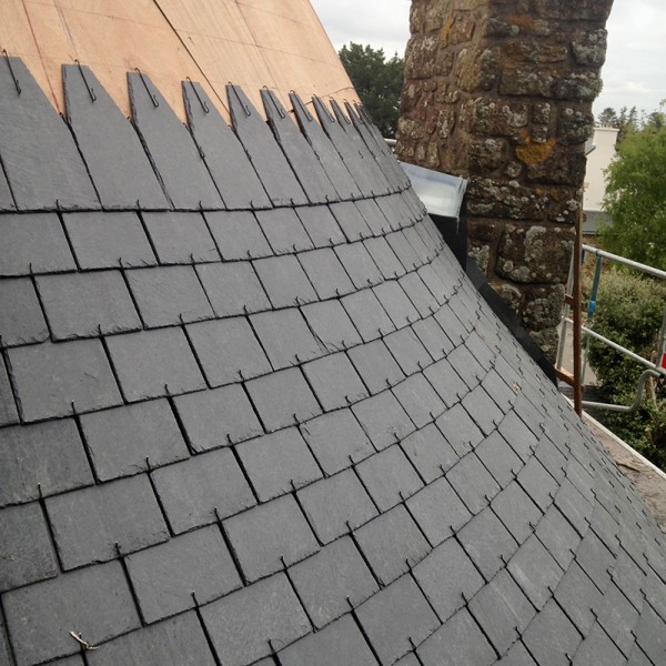Couverture en ardoise