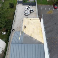 Réalisation d'une extension en zinc anthracite
