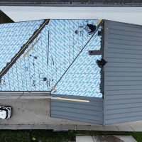 Réalisation d'une extension en zinc anthracite