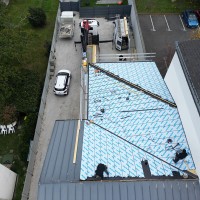 Réalisation d'une extension en zinc anthracite